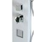 Alfi Brand White Aluminum Shower Panel W/ 2 Body Sprays and Rain Shower Head ABSP60W - alternate 2